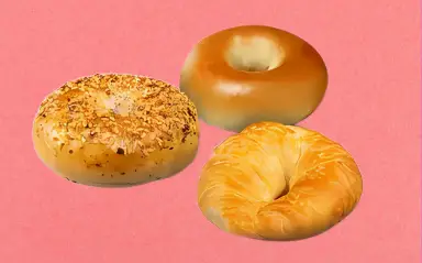 Toasted Bagels and More are just for you available 
 