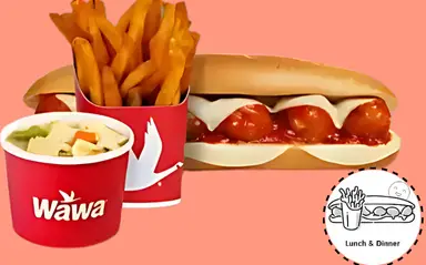 Lunch and dinner prices at wawa menu