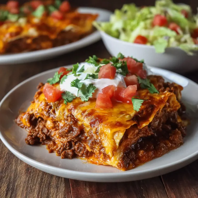 Beef Enchilada Casserole