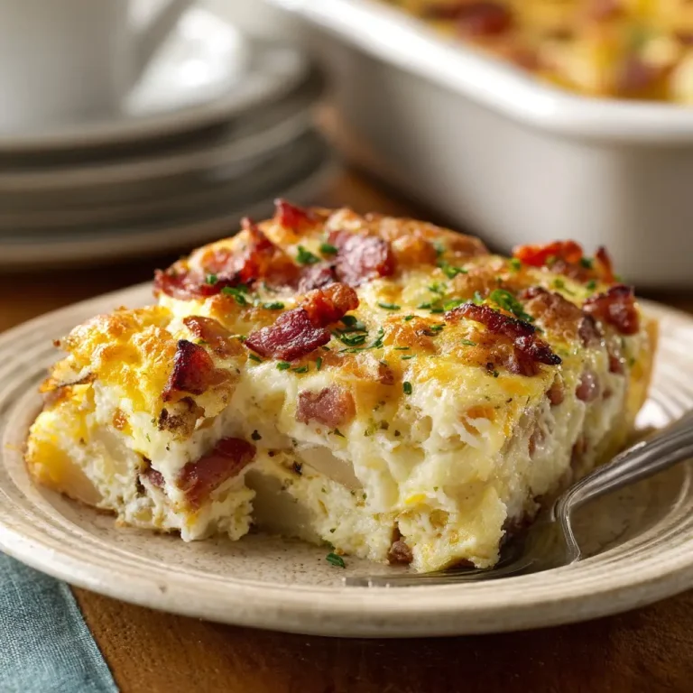 Bacon, Potato, and Egg Casserole: A Hearty Favorite for Any Meal