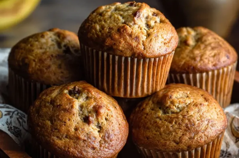 Banana Bread Muffins Recipe – Moist, Easy, and Perfect Every Time