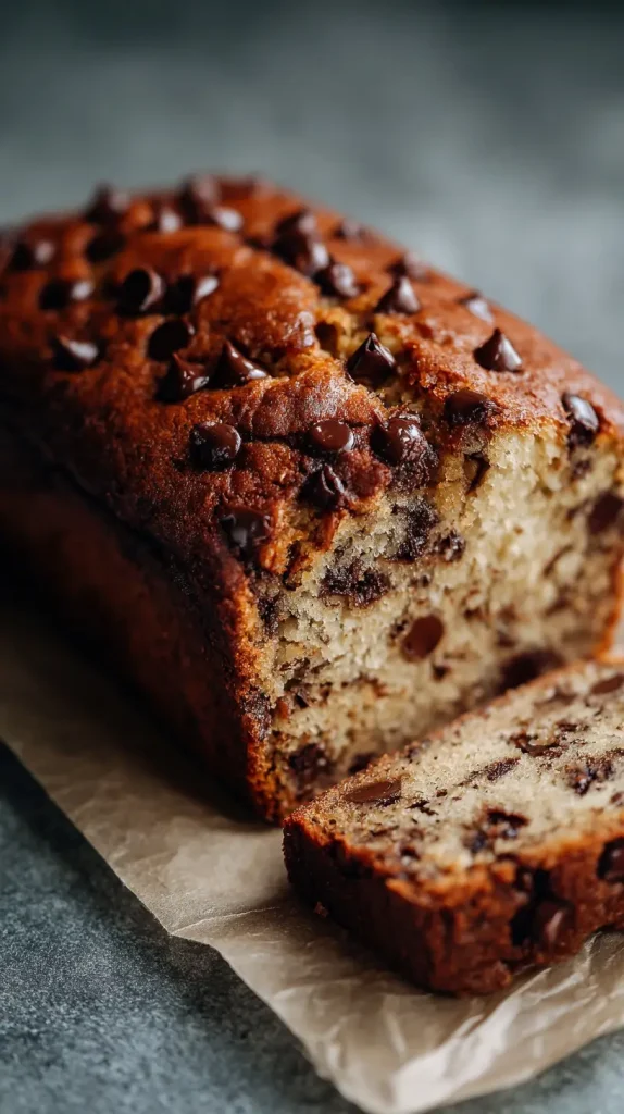 Banana Bread Recipe with Chocolate Chips