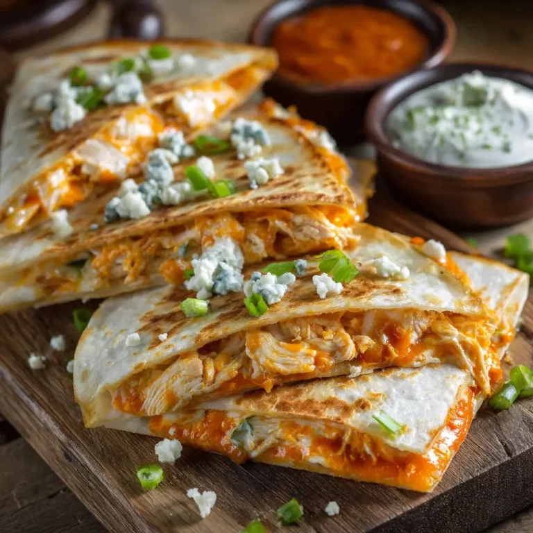 Buffalo Chicken Quesadillas Recipe | Easy, Cheesy, and Packed with Flavor
