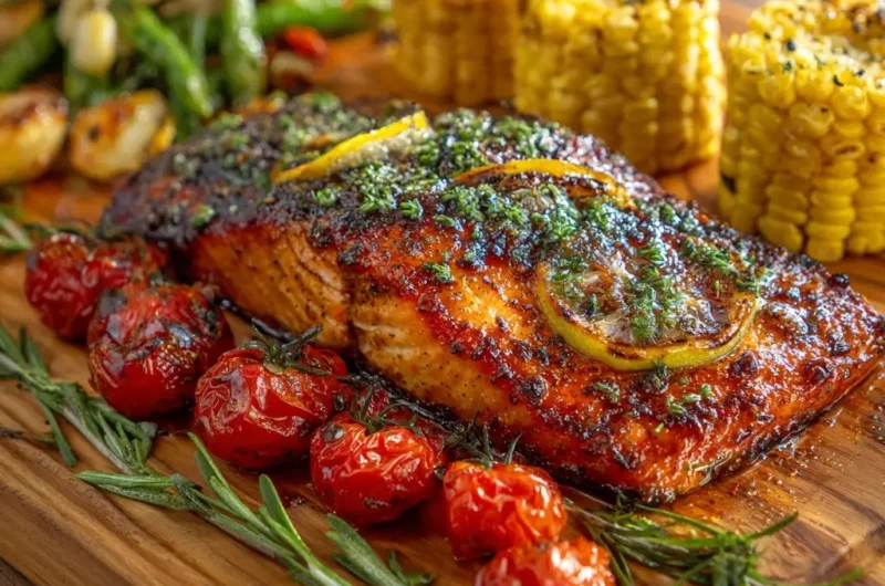 Cedar Plank Salmon Recipe – Easy Grilled Salmon with Smoky Flavor