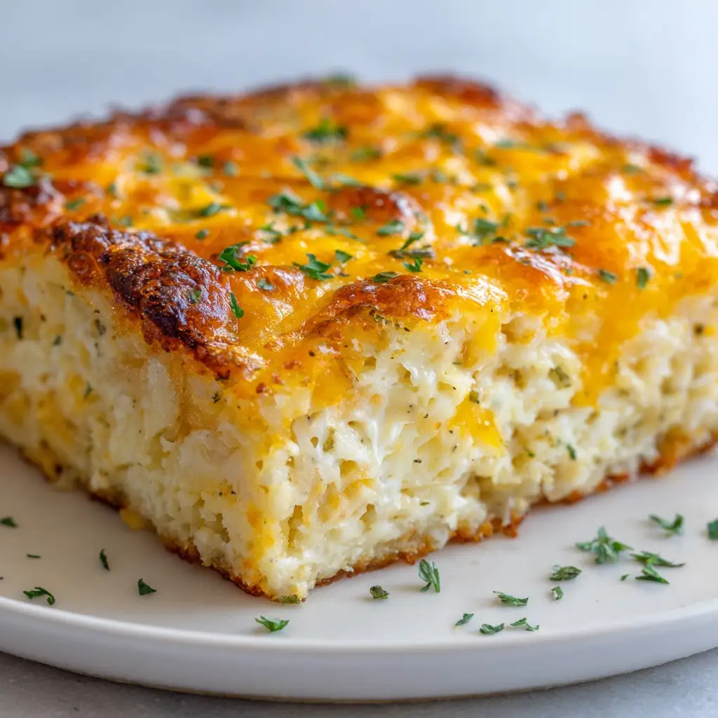 Cream Cheese Hash Brown Breakfast Casserole