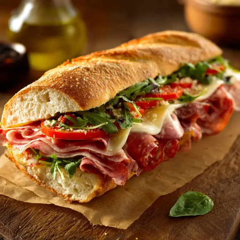Italian Sub Sandwich Recipe | Easy Homemade Classic Italian Sub
