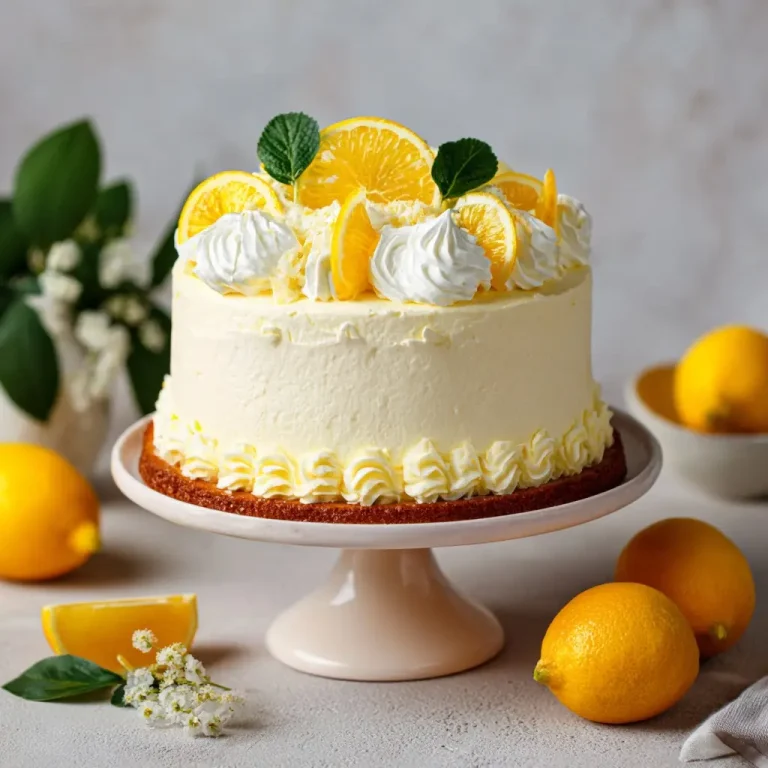 Lemon Cake Recipe – Moist, Zesty, and Easy to Bake at Home