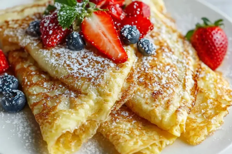Bisquick Crepe Recipe – Easy, Delicious, and Perfect for Sweet or Savory Fillings