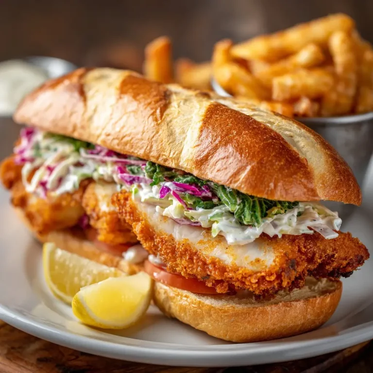 Crispy Fried Fish Sandwich Recipe | Easy, Crunchy, and Delicious