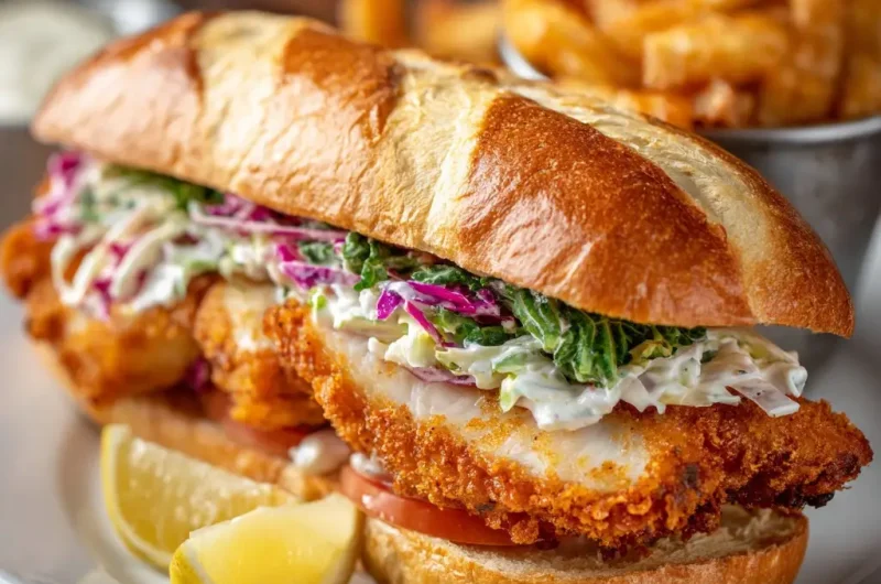 Crispy Fried Fish Sandwich Recipe | Easy, Crunchy, and Delicious