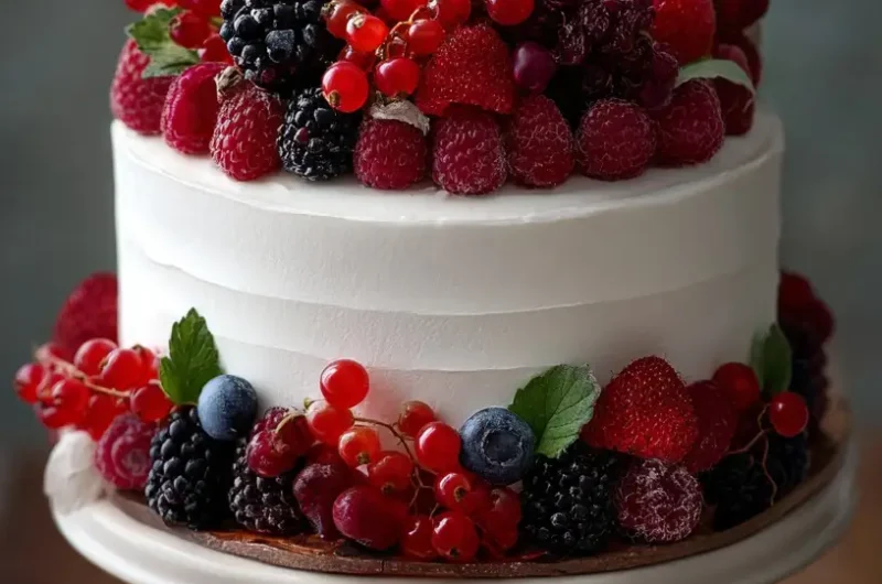 Berry Cake Recipe: Easy, Moist, and Delicious Homemade Berry Cake