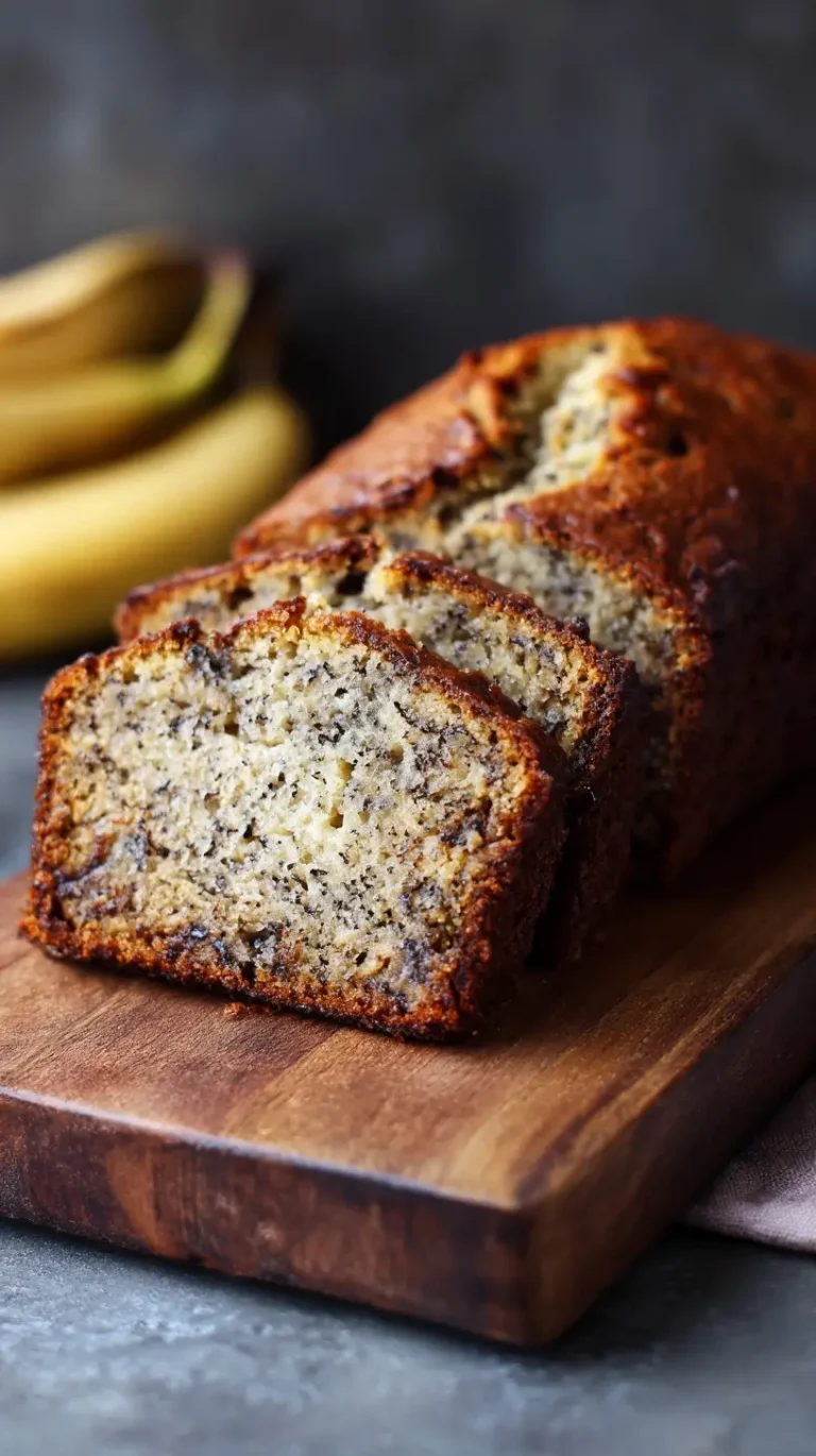 Moist Banana Bread Recipe – Easy, Delicious, and Bakery-Style Soft