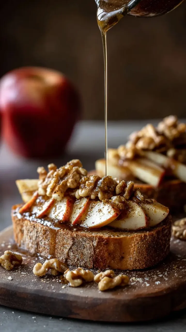 Apple Butter Toast with Walnuts – Easy, Healthy, and Delicious Breakfast Recipe