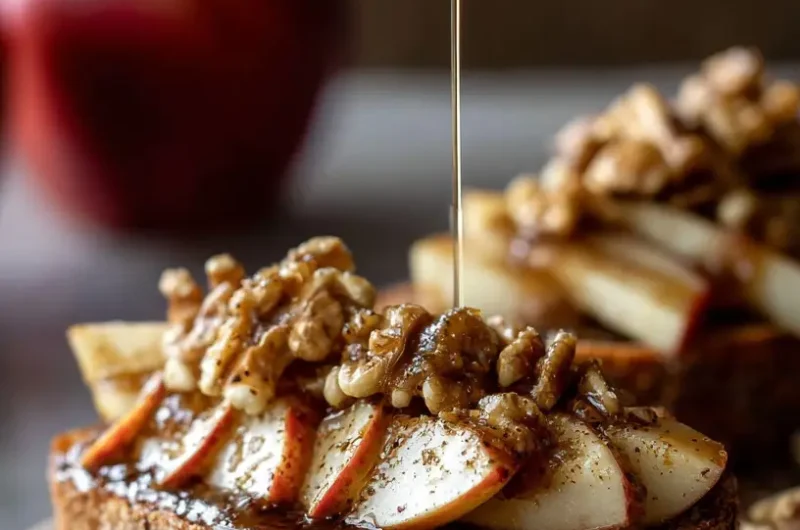 Apple Butter Toast with Walnuts – Easy, Healthy, and Delicious Breakfast Recipe