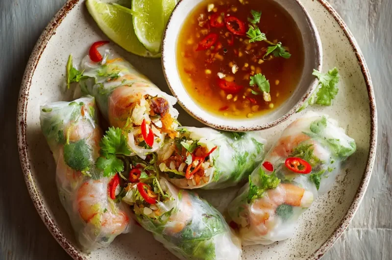 Spring Roll Recipe – Easy, Fresh, and Delicious Homemade Rolls