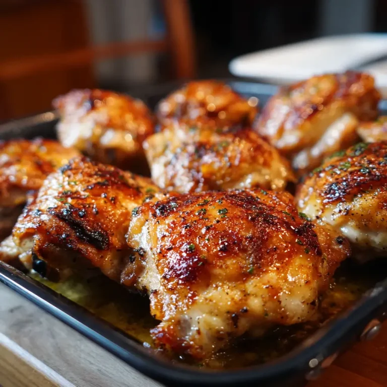 Baked Chicken Thighs Recipe – Easy, Juicy, and Oven-Roasted to Perfection
