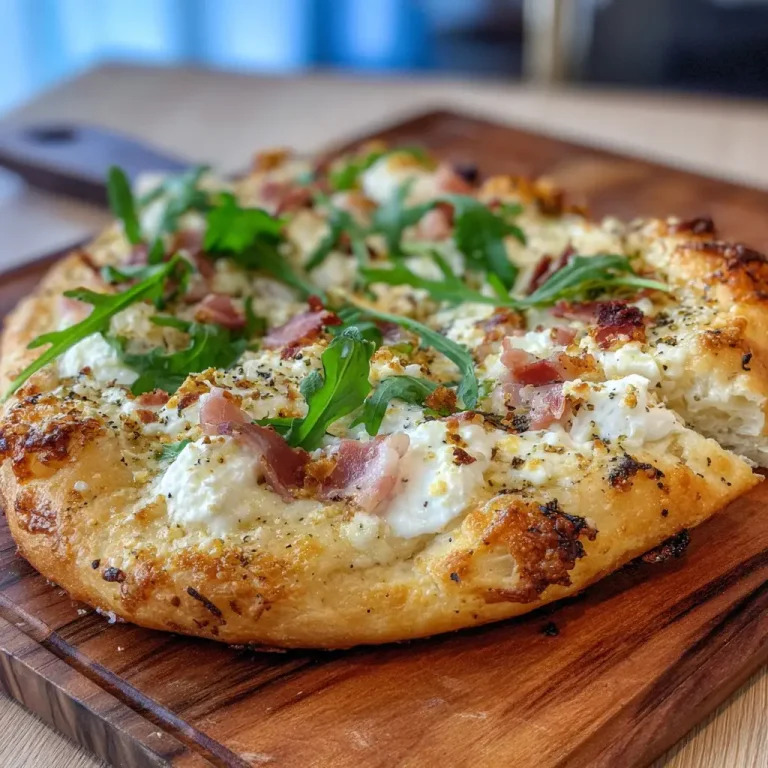 White Pizza Recipe – Creamy, Garlicky, and Cheese-Lover’s Favorite