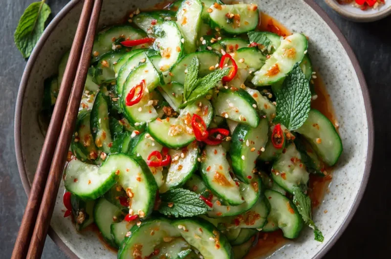 Asian Cucumber Salad Recipe – Quick, Refreshing, and Packed with Flavor