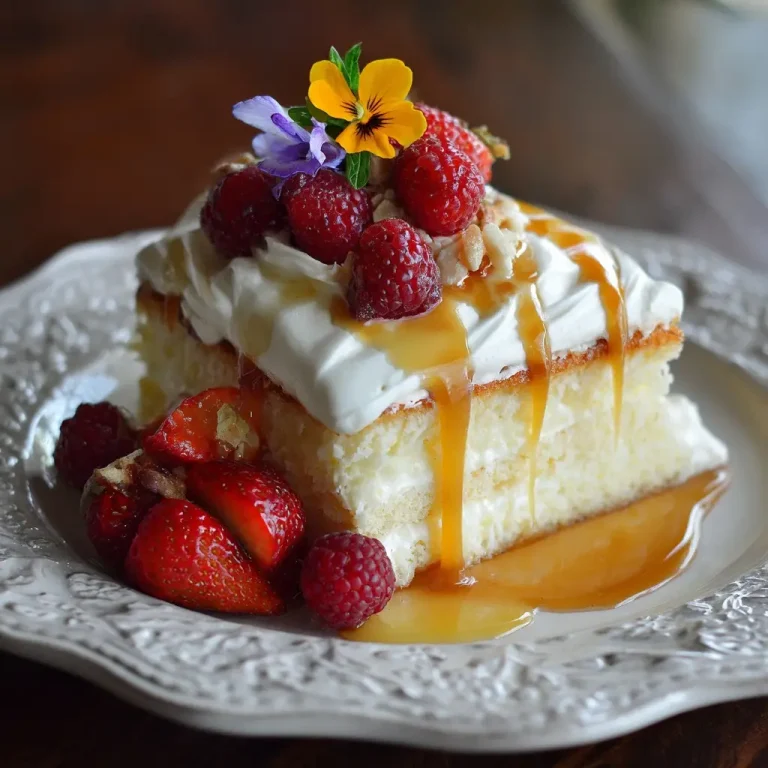 Tres Leches Cake Recipe – Moist, Creamy, and Easy to Make at Home