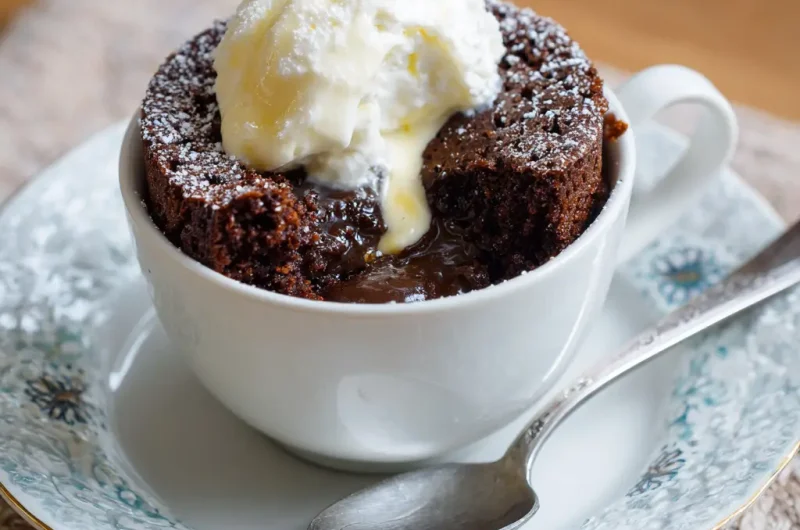 Brownie in a Mug Recipe – Quick, Easy, and Fudgy Dessert in Minutes