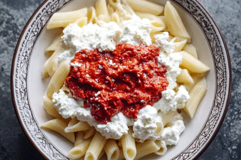Cottage Cheese Pasta Sauce Recipe | Creamy, Healthy, and Easy to Make