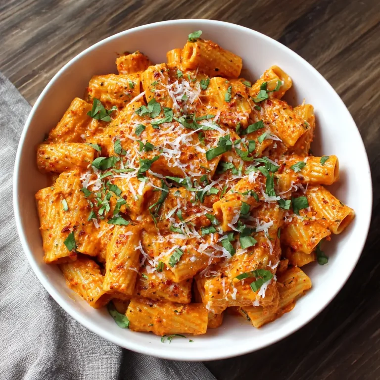 Creamy Tomato Rigatoni Pasta Recipe | Easy and Delicious Italian Dinner