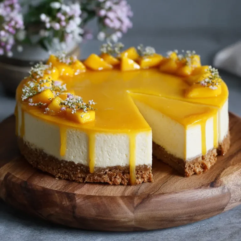 Mango Cheesecake Recipe: Creamy, Tropical, and Easy to Make at Home