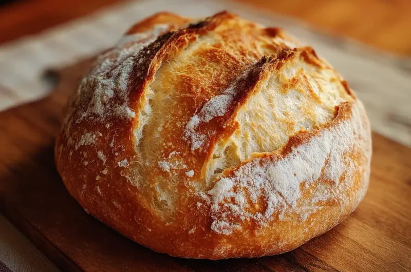 No Knead Bread Recipe for Beginners | Easy, Crusty Homemade Loaf