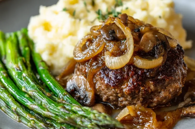 Salisbury Steak Recipe - Classic Homemade Comfort Food in Rich Gravy