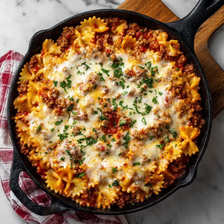 Skillet Lasagna Recipe – Easy One-Pan Comfort Food for Busy Nights