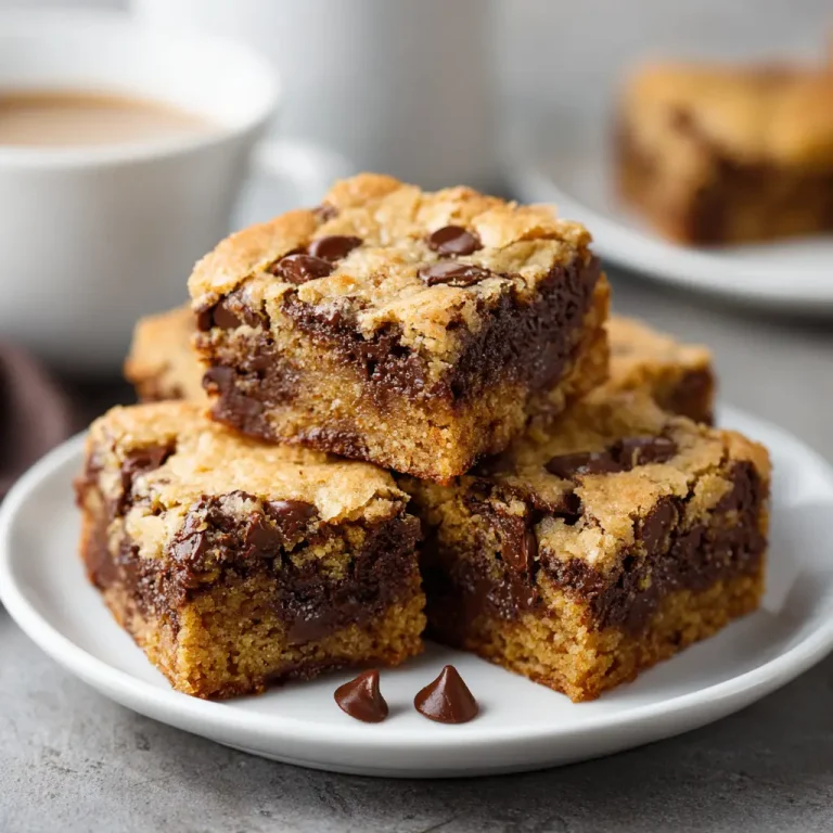 Chocolate Chip Cookie Bars Recipe | Easy, Chewy, and Delicious Dessert