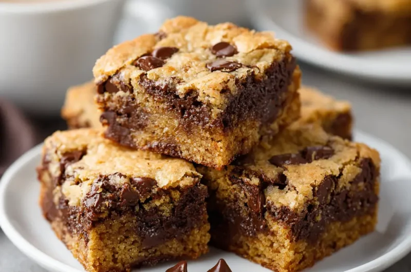 Chocolate Chip Cookie Bars Recipe | Easy, Chewy, and Delicious Dessert