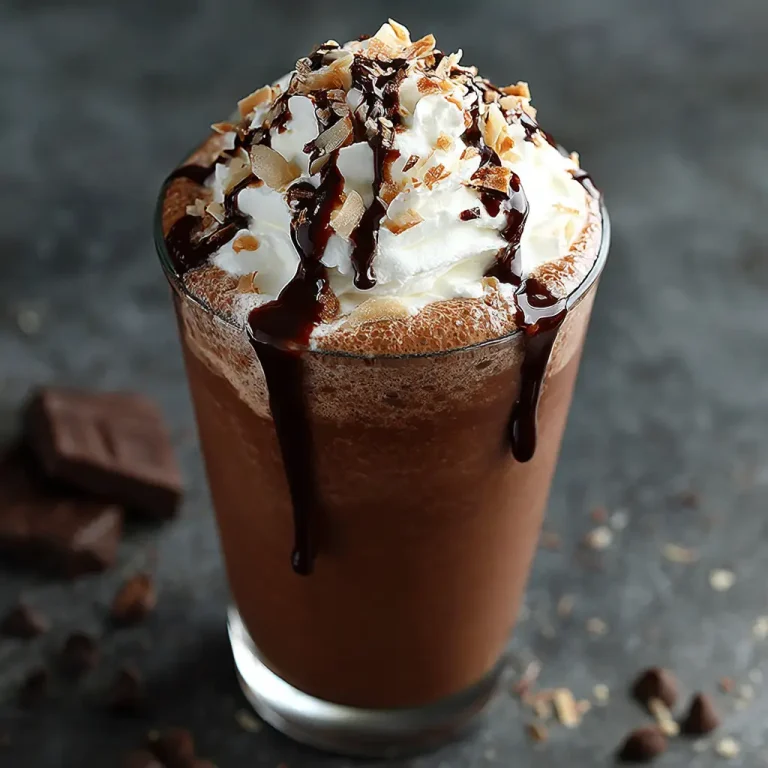 Easy Frozen Hot Chocolate Recipe – Creamy, Refreshing & Ready in Minutes