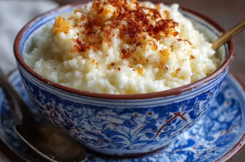 Rice Pudding with Cooked Rice – Easy, Creamy, and Homemade Dessert Recipe