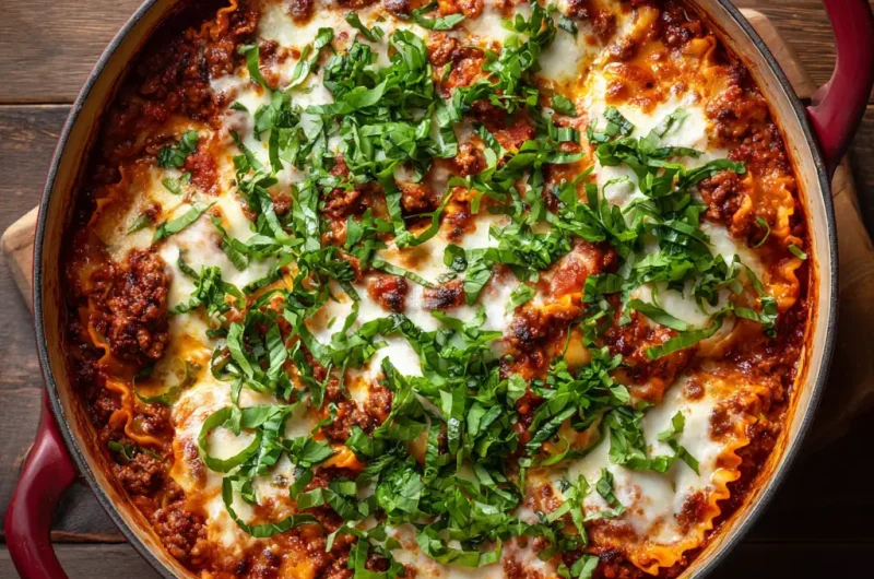 One Pot Lasagna Recipe: Easy, Flavorful, and Ready in One Pan