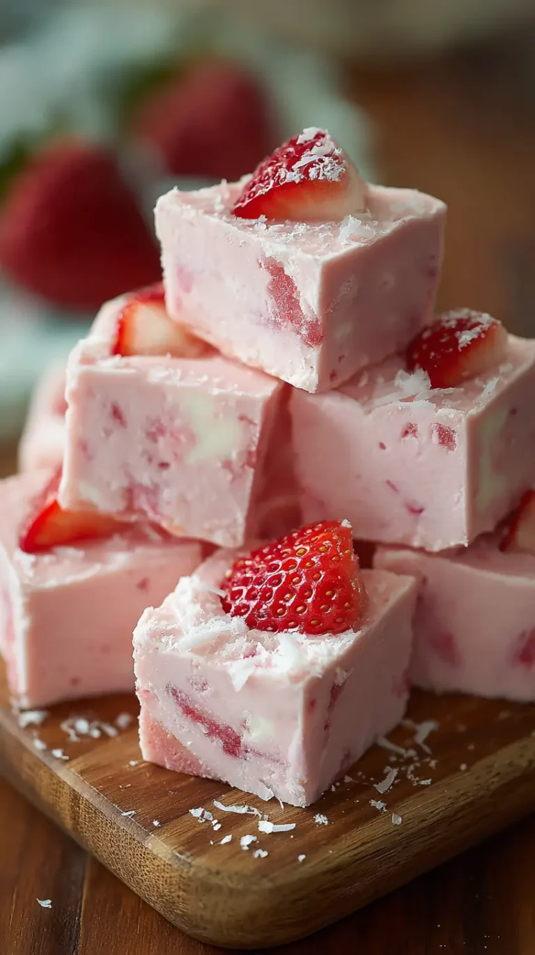 Creamy Strawberry Fudge Recipe – Easy, Delicious, and Perfect for Gifting