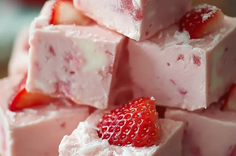 Creamy Strawberry Fudge Recipe – Easy, Delicious, and Perfect for Gifting