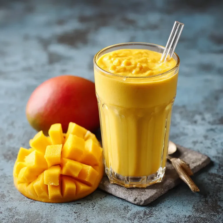 Mango Smoothie Recipe | Easy, Healthy, and Refreshing Tropical Drink