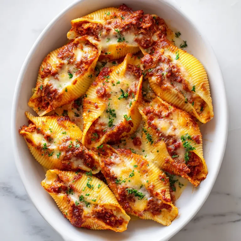 Cheesy Stuffed Shells Recipe – Easy, Creamy, and Perfect for Dinner