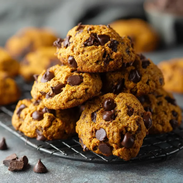 Pumpkin Chocolate Chip Cookies – Soft, Chewy, and Full of Fall Flavor