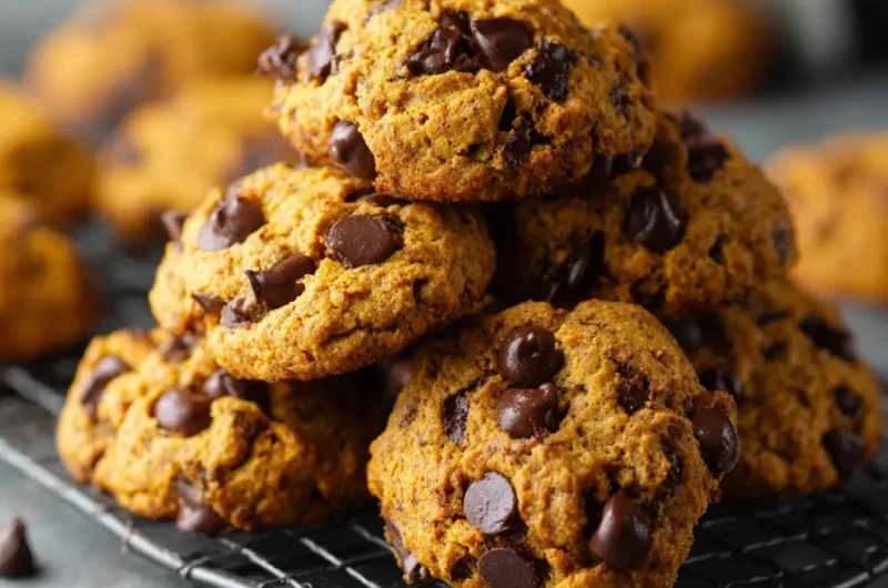 Pumpkin Chocolate Chip Cookies – Soft, Chewy, and Full of Fall Flavor