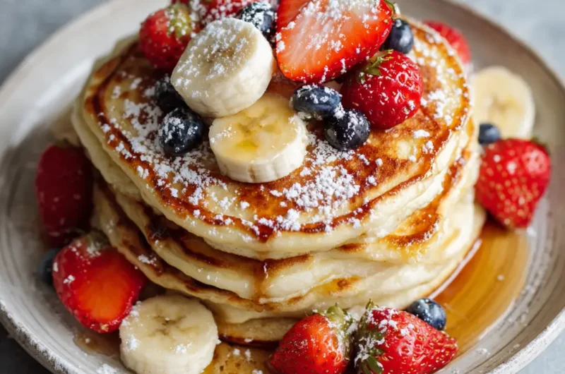 Easy Pancake Recipe 3 Ingredients That Everyone Can Make Quickly