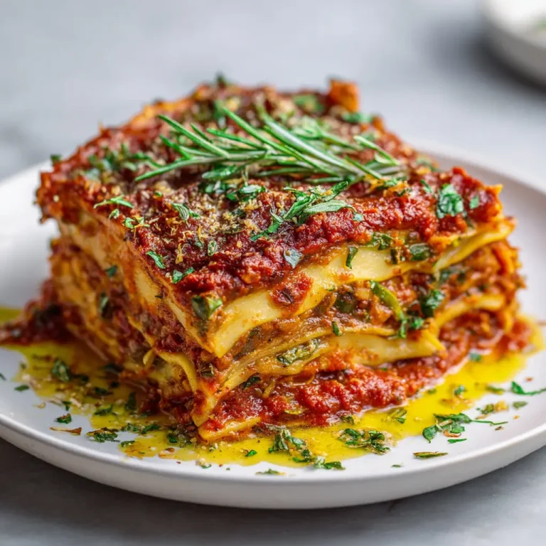 Vegan Lasagna Recipe – Easy, Healthy, and Delicious Plant-Based Comfort Food
