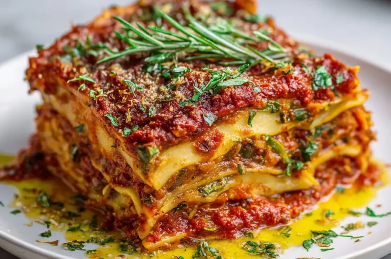 Vegan Lasagna Recipe – Easy, Healthy, and Delicious Plant-Based Comfort Food