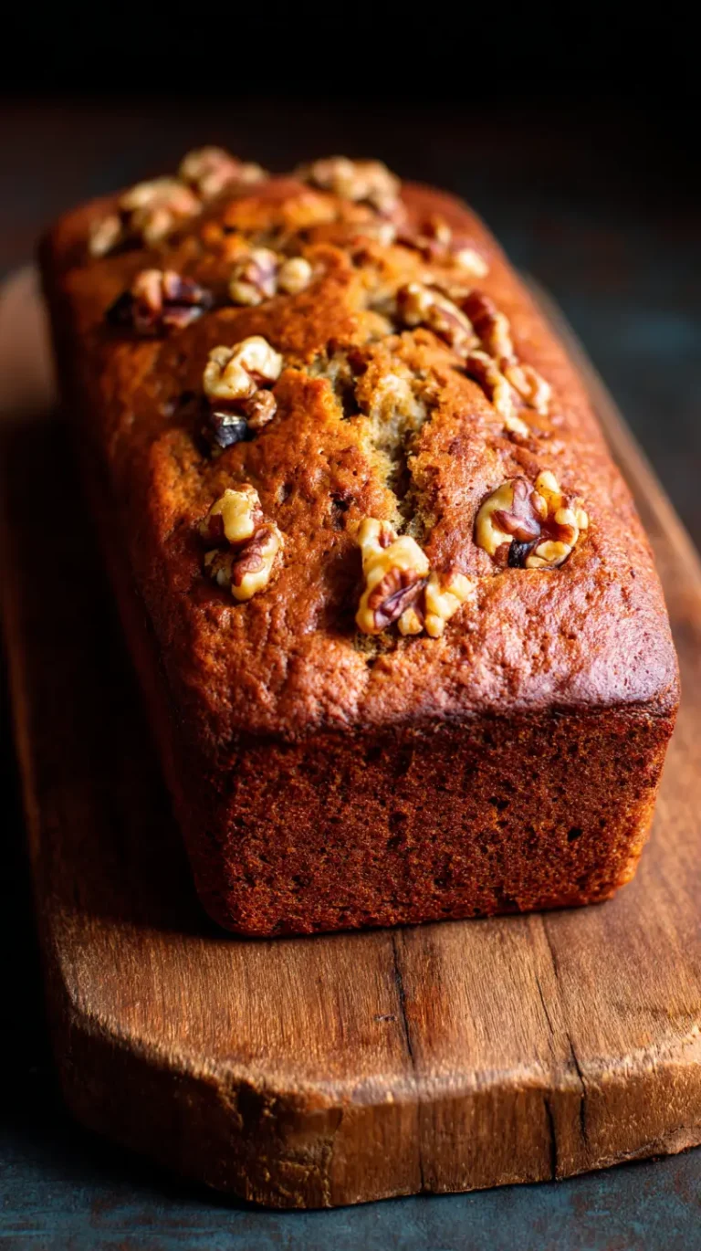 Banana Nut Bread Recipe – Moist, Easy, and Packed with Flavor