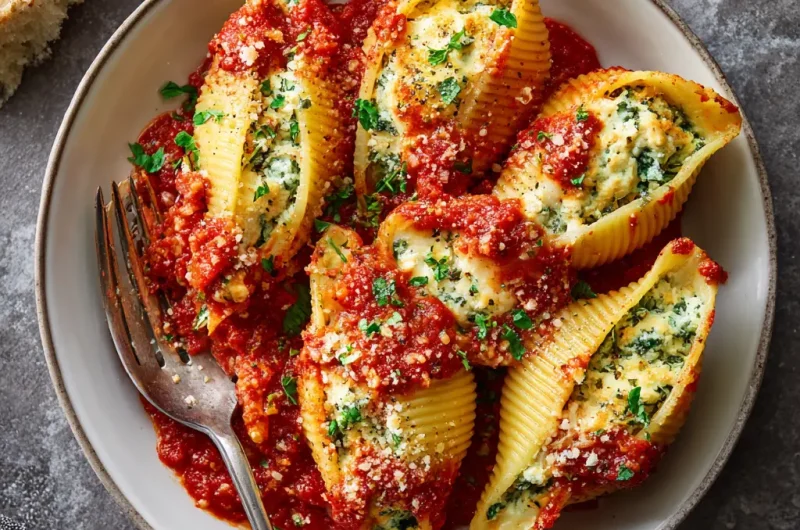 Stuffed Shells Ricotta Recipe – Easy, Cheesy, and Delicious Italian Comfort Food