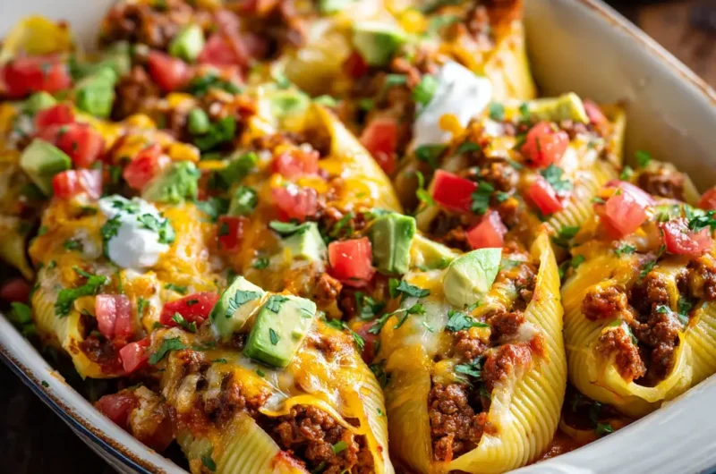 Taco Stuffed Shells Recipe | Easy, Flavorful Taco Pasta Bake