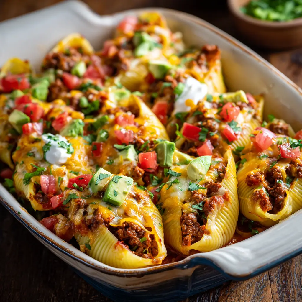 Taco Stuffed Shells
