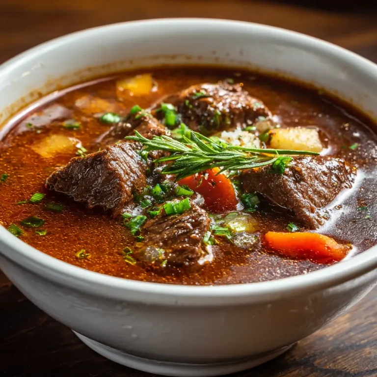 Beef Soup Recipe: Easy, Hearty, and Delicious Homemade Beef Soup