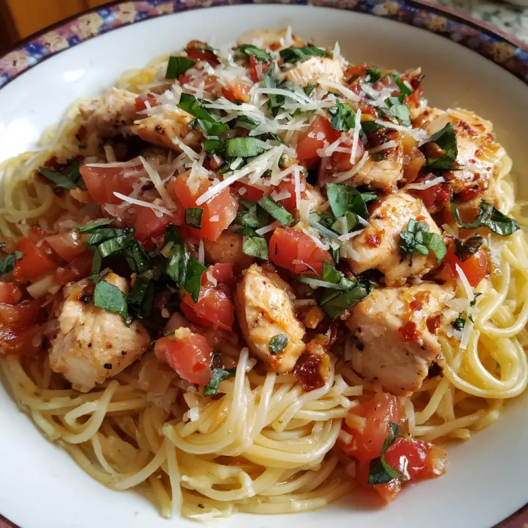 Bruschetta Chicken Pasta Recipe | Fresh, Flavorful, and Easy Weeknight Dinner Idea
